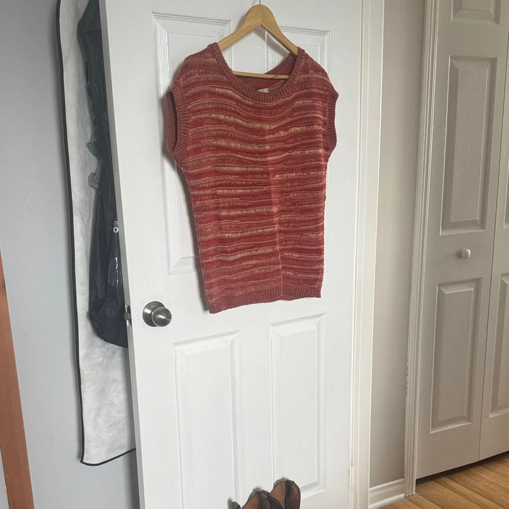 Ricki's Red and Cream Striped Sweater - Picture 2 of 3